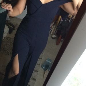 Project Runway Winner-Elegant split leg Pantsuit